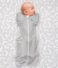 Sac de dormit pentru infasat Love to Dream Swaddle Up Gri M 6-8.5 kg 1 Tog