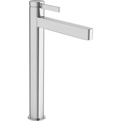 Baterie lavoar inalta crom lucios cu ventil push-open Hansgrohe Finoris 76070000