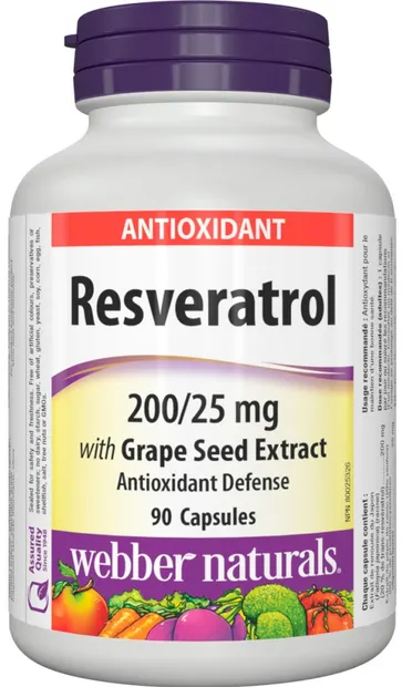 Resveratrol, 90 capsule, Webber Naturals