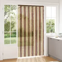 vidaXL Perdea pentru insecte din chenille Maro și Bej 118 x 220 cm