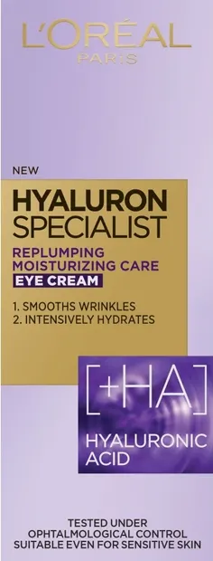 L'Oréal Hyaluron Specialist Crema pentru ochi, 15 ml