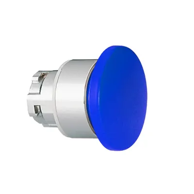 Cap buton ciuperca , Ø22MM 8LM METAL SERIES, diametru, Ø40MM. BLUE