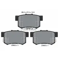 Set placute frana, frana disc TEXTAR 2365201
