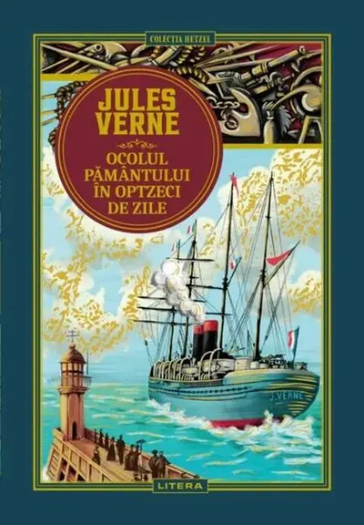 Ocolul Pământului în optzeci de zile (Vol. 1) - Hardcover - Jules Verne