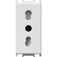 Modul Priza st. italian 1M 16A ST IP20 alb, TEM Modul TEM-VM30PW-B