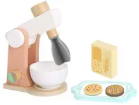 Jucarie de lemn pentru copii Tooky Toy - Mixer si accesorii