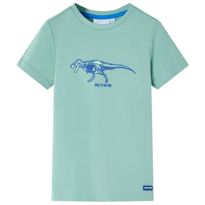 Tricou pentru copii, kaki deschis, 128