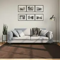 vidaXL Covor moale cu pile medie și spălabil HUARTE Maro 200 x 200 cm