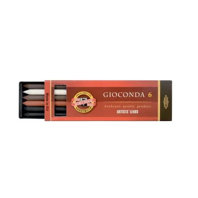 Mine grafit, 6buc/set, set arta nr.3, Gioconda Koh-I-Noor