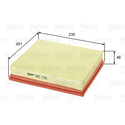 Filtru aer VALEO 585238