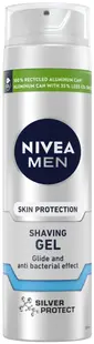 Nivea Men Gel de ras Silver Protect, 200 ml