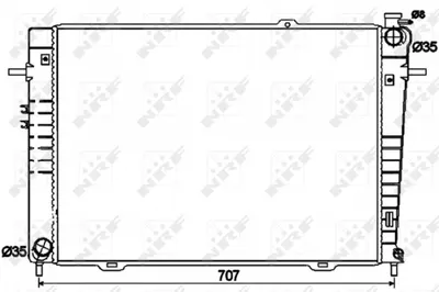 Radiator motor potrivit HYUNDAI TUCSON; KIA SPORTAGE II 2.0D