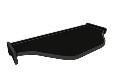 Masa centrala bord camion compatibil cu DAF XF 105 (01.2006-12.2013), Negru cu cusatura gri