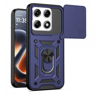 Husa pentru Motorola Edge 70 Pro, Techsuit, CamShield, Albastra
