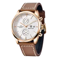 Ceas barbatesc de mana Benyar Casual Fashion Cronograf Data Maro