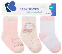 Sosete termice bebelusi Kikka Boo - 2-3 ani, 3 buc., Hippo Dreams