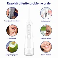 Dus bucal portabil Perfect Medical PM-51W, cu 4 moduri de curatare, rezervor 320 ml si presiune 30-120 PSI