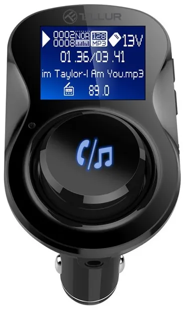 Bluetooth FM Transmițător Tellur - FMT-B3, negru