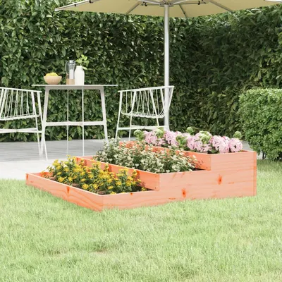 vidaXL Jardinieră, 107x107x27 cm, lemn masiv douglas