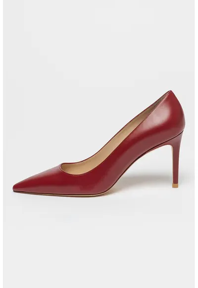 Pantofi de piele 85 Pump - Visiniu