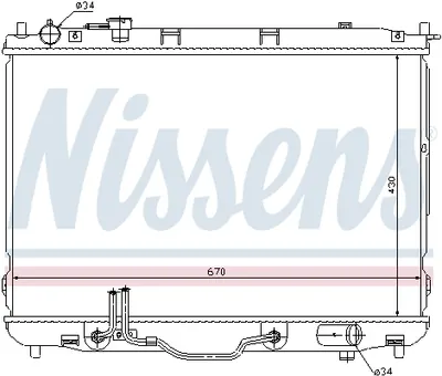 Radiator racire motor potrivit KIA CARENS II 1.8