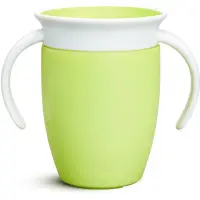 Munchkin Miracle 360° cană pentru antrenament cu mânere Green 6 m+ 1 buc