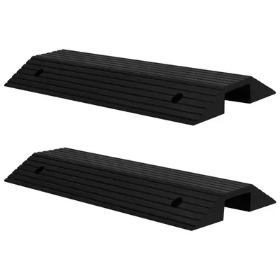 vidaXL Rampe tip prag pod, 2 buc., 80x40x8 cm, cauciuc