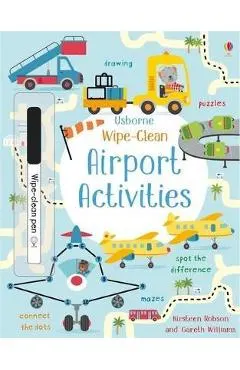 Wipe-Clean Airport Activities