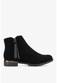 Ghete dama 5905588707400 - Sintetic - Negru - Negru