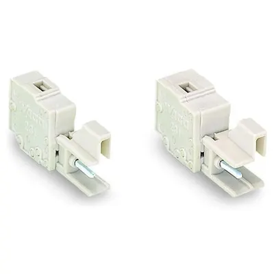 Test plugs for female connectors; for 7.5 mm and 7.62 mm pin spacing; 2,50 mm²; light gray