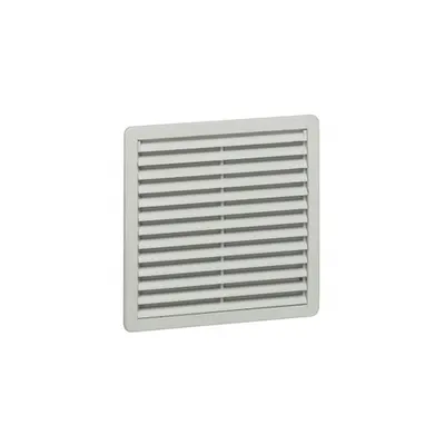 Ventilator cu plastic louvre - IP54 - IK08 - 550/1200 mﾳ/h - RAL 7035