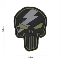 Patch Punisher Thunder Green velcro PVC - Default Title