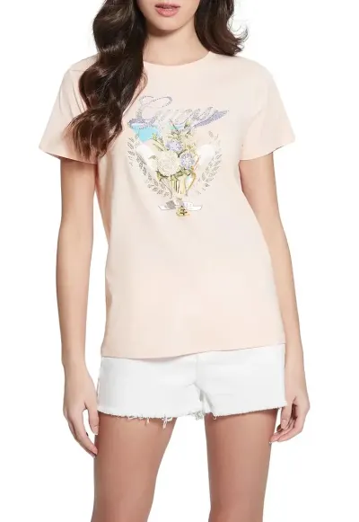 Tricou - pentru femei W4GI56 - Roz