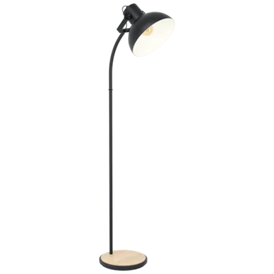 Lampa pardoseala LUBENHAM negru, brown 220-240V,50/60Hz