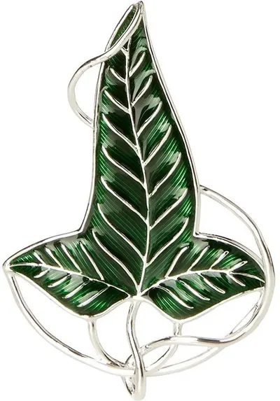Replica The Noble Collection Movies: Lord of the Rings - Elven Leaf Brooch