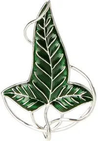 Replica The Noble Collection Movies: Lord of the Rings - Elven Leaf Brooch