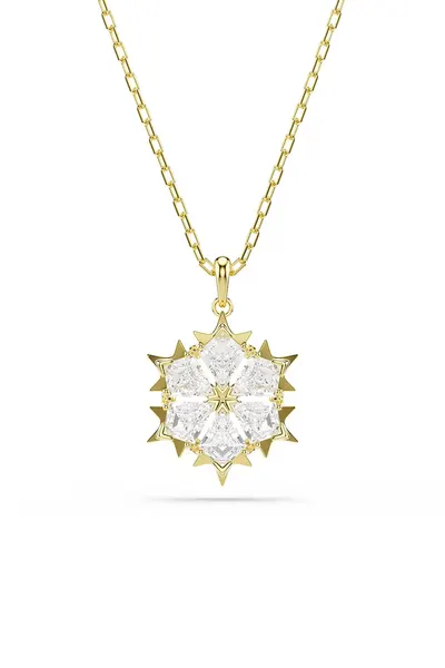 Swarovski lănțișor cu pandantiv pentru femei placat cu aur zirconiu cubic MAGIC