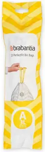 Sac de gunoi Brabantia - PerfectFit, mărime A, 3 l, 20 buc