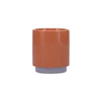 Ceașcă portocalie/mov din gresie ceramică 270 ml Duo – ONA