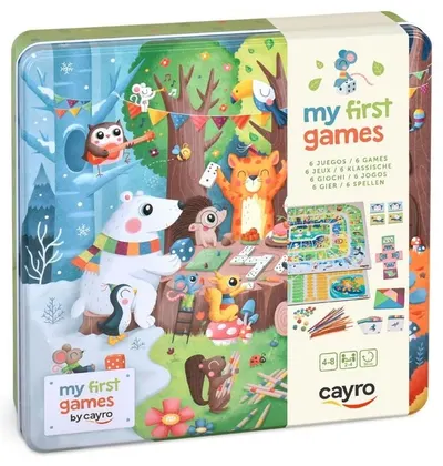 Set de jocuri clasice pentru copii Cayro - Primele mele 6 jocuri