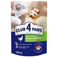 Hrana umeda premium caini, Club 4 Paws Adult Mini, Pui, 100 g