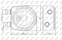 Termoflot Radiator Ulei Renault Avantime, Clio Ii, Espace Iii, Grand Scenic Ii, Laguna I, Laguna Ii, Megane I, Megane I Classic, Megane I Coach, Megane Ii, Rapid, Safrane Ii, Scenic I, Scenic Ii 1.9d-