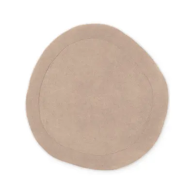 Covor bej țesut manual rotund din amestesc de lână ø 160 cm Kari Organic – Villeroy&Boch
