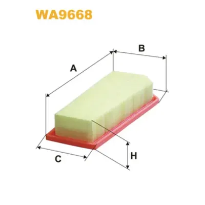 Filtru aer WIX FILTERS WA9668