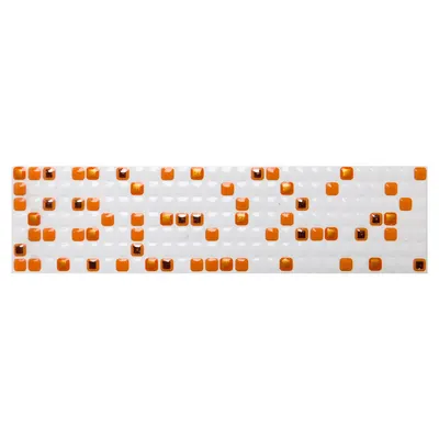 Brau decorativ faianta baie / bucatarie Tamara Orange 6.5 x 25
