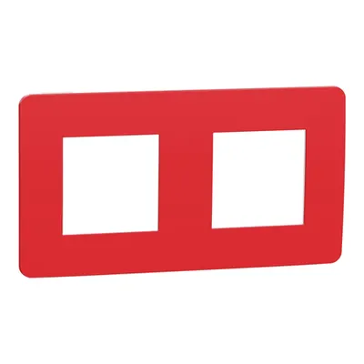 Placa ornament, Unica Studio Colsau, doua module, rosu