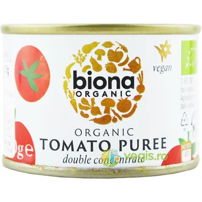 Piure de Rosii Dublu Concentrat Ecologic/Bio 70g