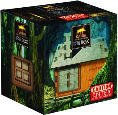 Puzzle din lemn 3D de logică Eureka - Căsuța în pădure