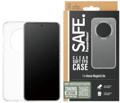 Husă SAFE – Clear, Honor Magic6 Lite, transparentă