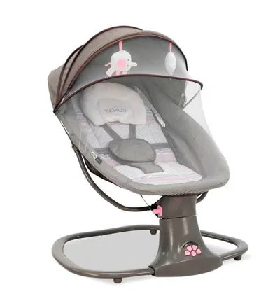 Balansoar electric Khalo, bluetooth, telecomanda, centura siguranta, timer oprire automata, spatar reglabil, 67 x 51 x 62 cm